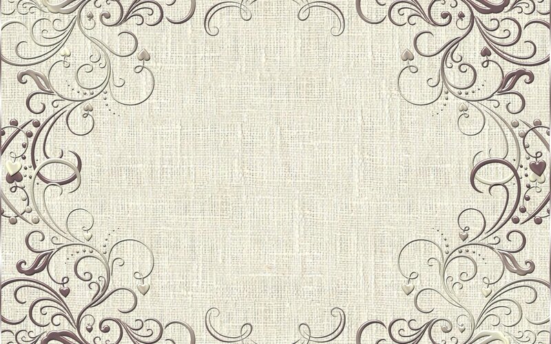 ornate floral border design
