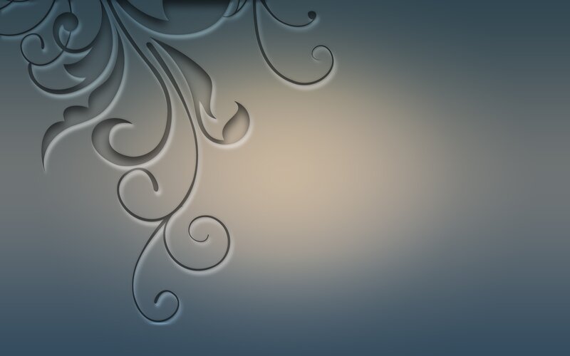 ornate floral design background