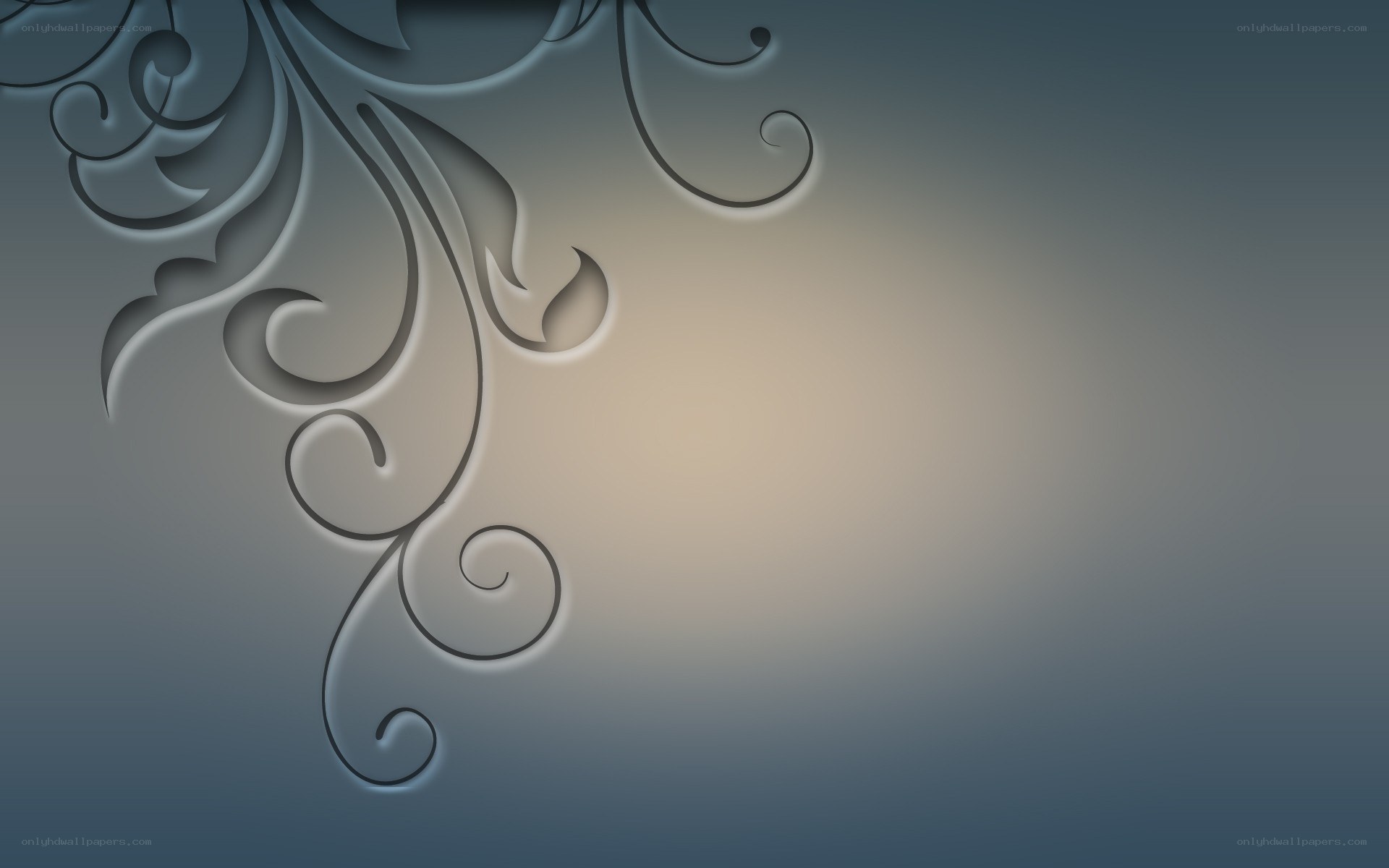 ornate floral design background