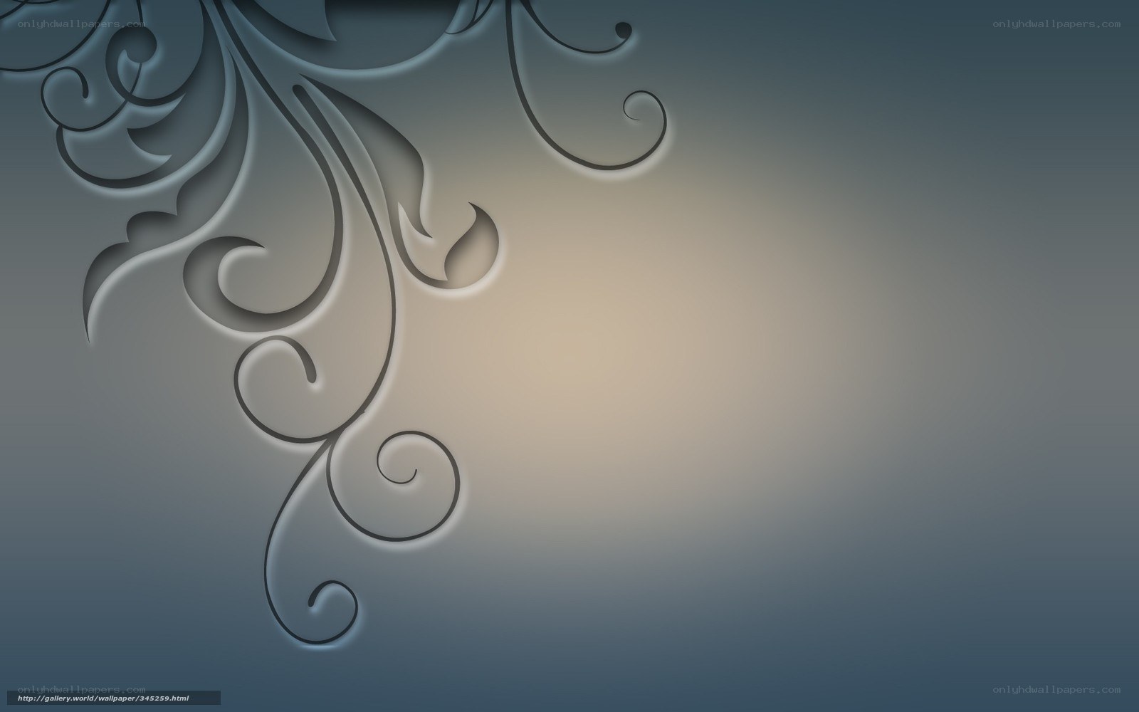 ornate floral design wallpaper