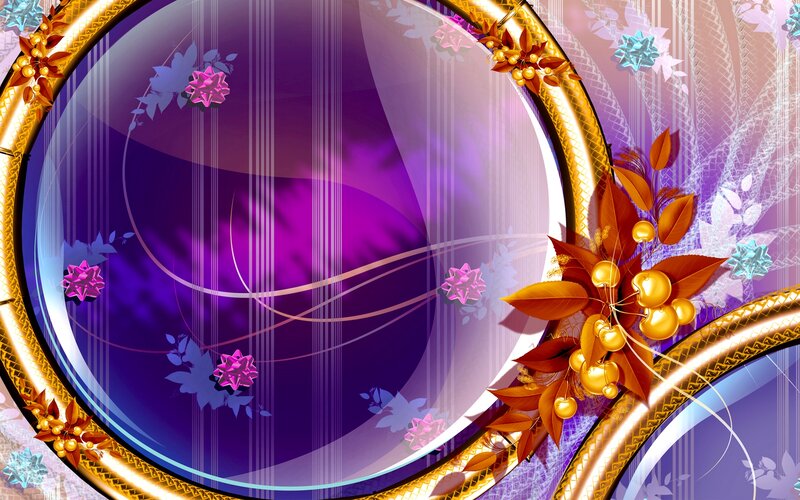 Ornate Floral Frame