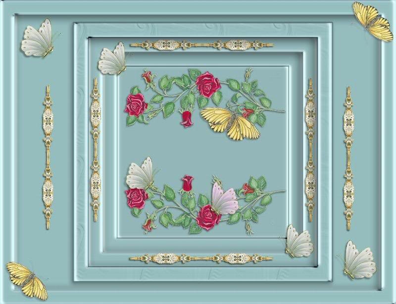Ornate Floral Panel