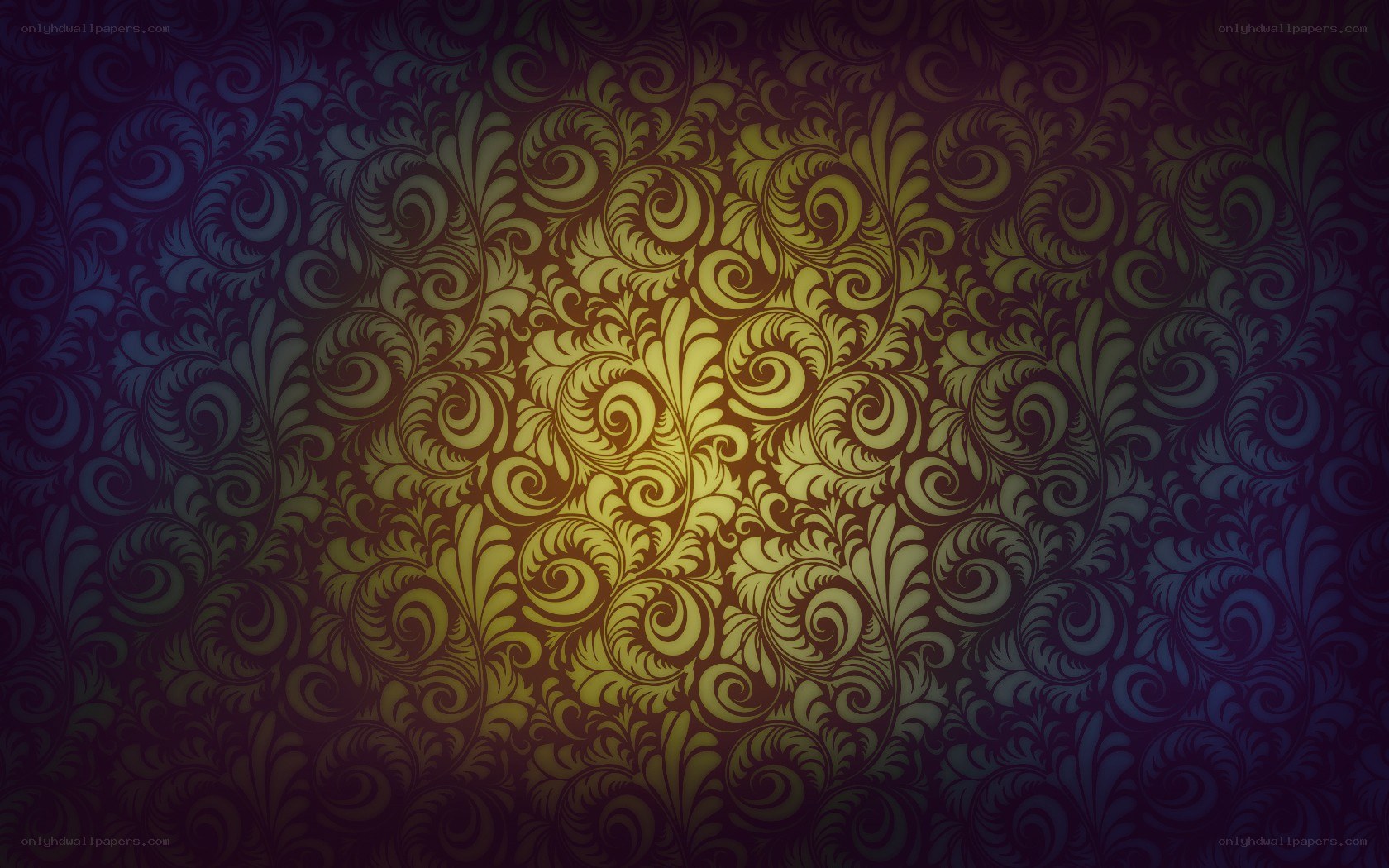ornate floral pattern wallpaper