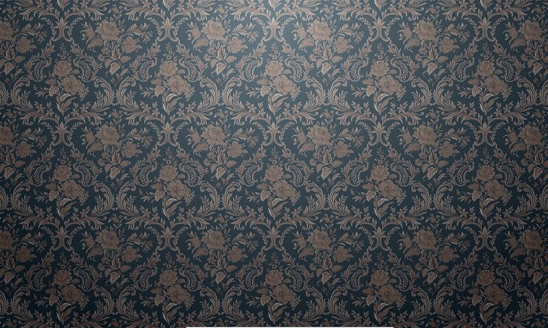 Ornate Floral Wallpaper