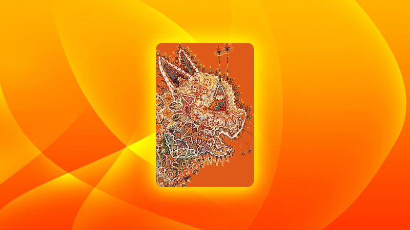 Ornate Fox Head