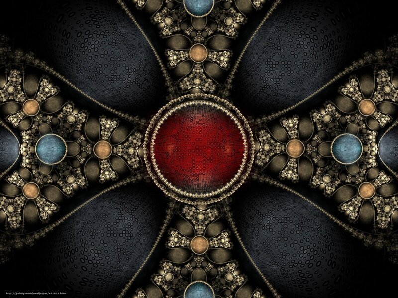 Ornate fractal mandala