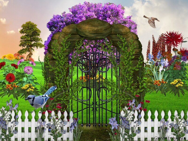 Ornate Garden Gate