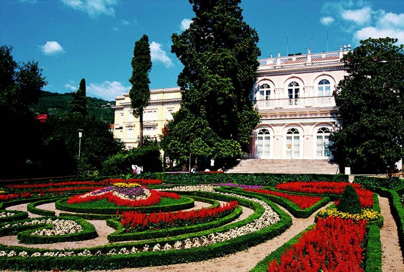 Ornate Garden with Flowers