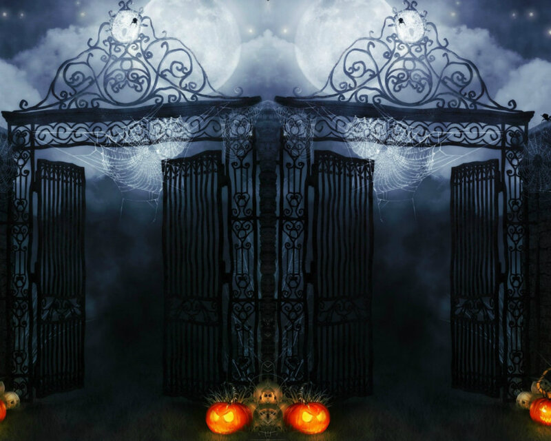Ornate Gates at Night