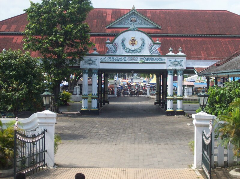 Ornate Gateway Entrance — White