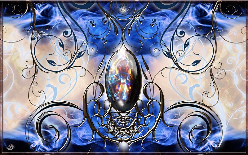 Ornate Gemstone in Metalwork