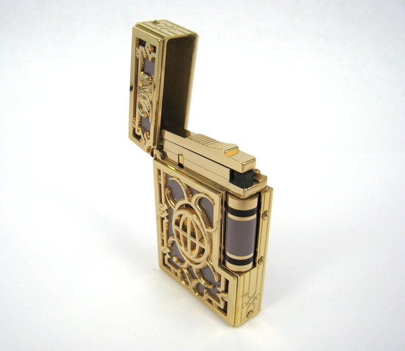 ornate gold lighter