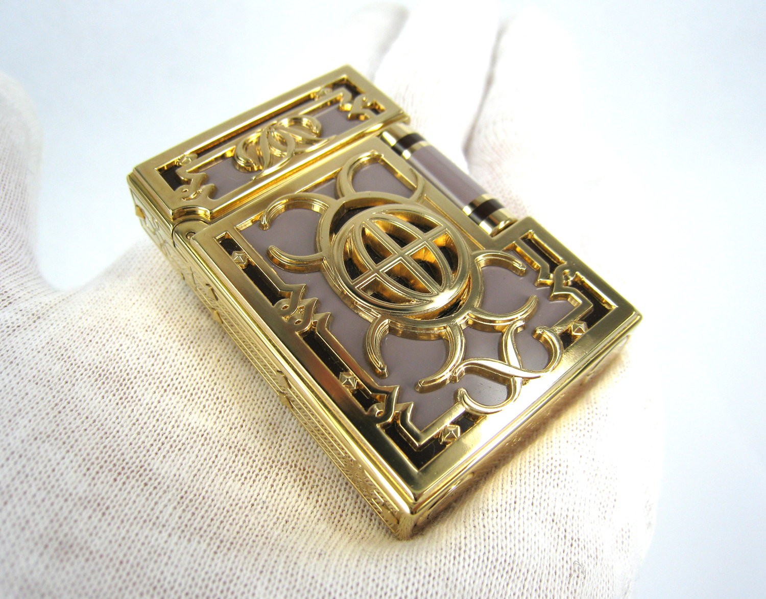 ornate gold lighter