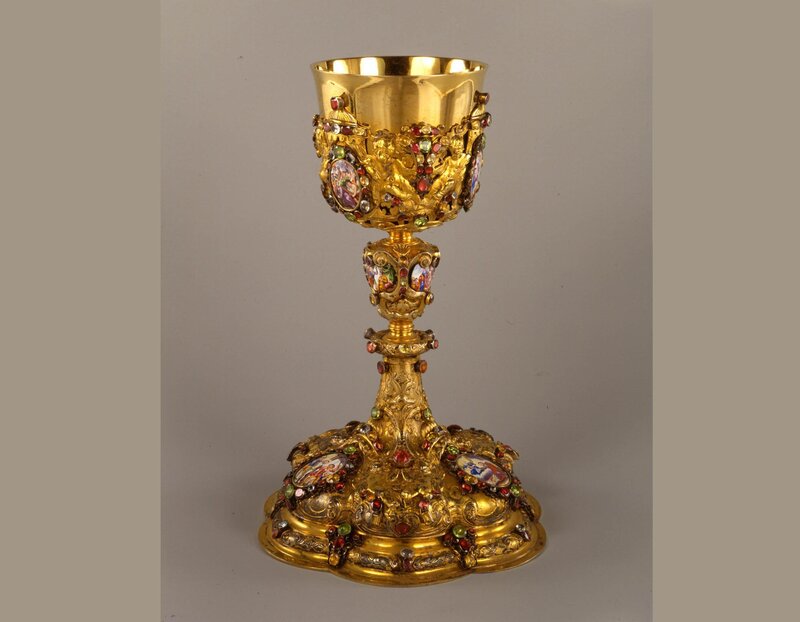 ornate golden chalice