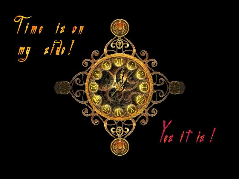 Ornate Golden Clock
