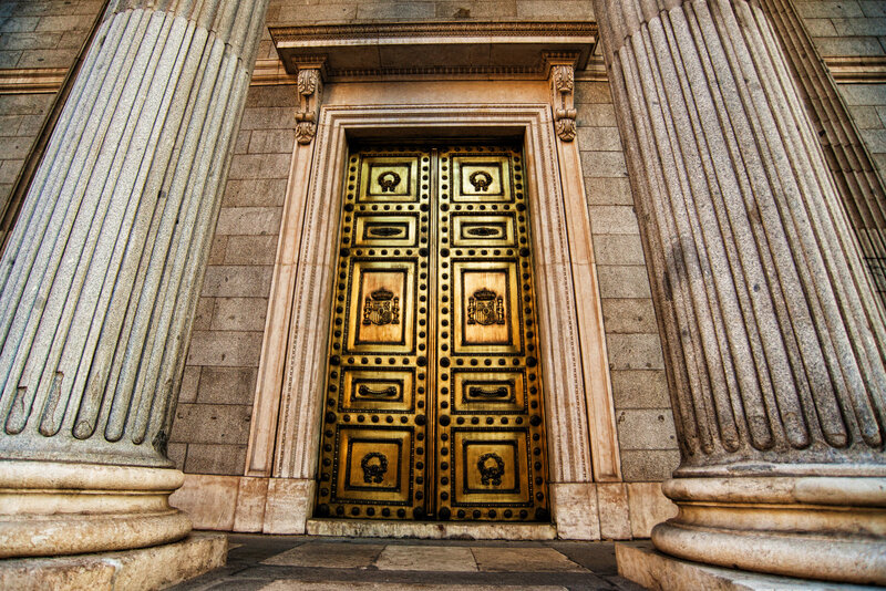 Ornate Golden Doors — Gold