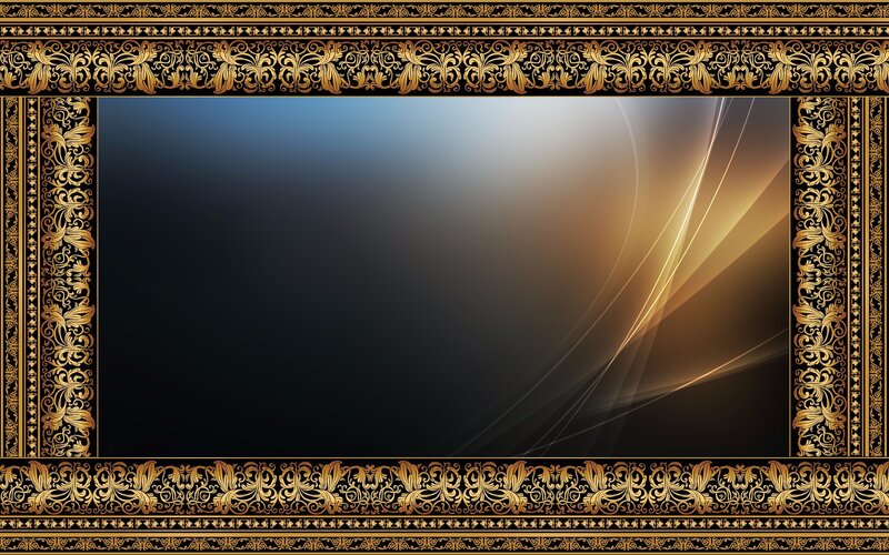 Ornate Golden Frame