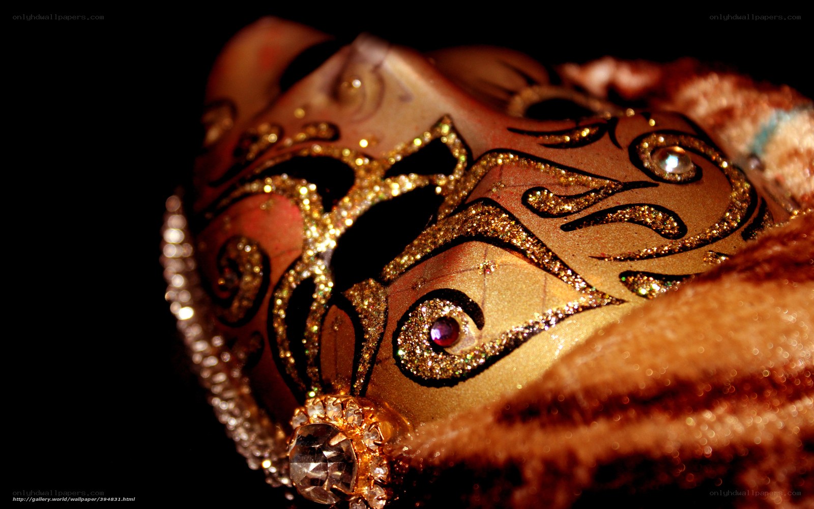 ornate golden mask