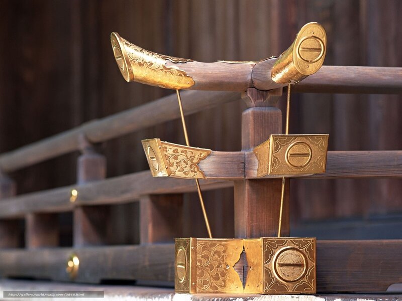 ornate golden sword mounts