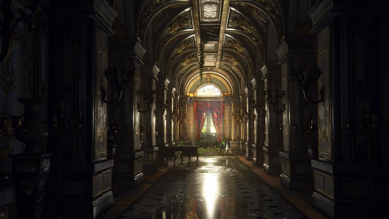 Ornate Hallway Interior