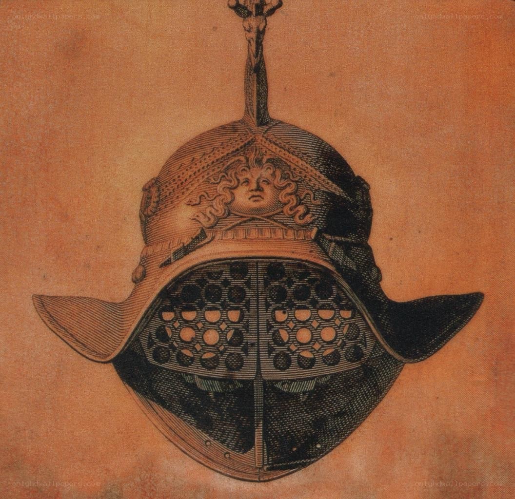 ornate helmet illustration