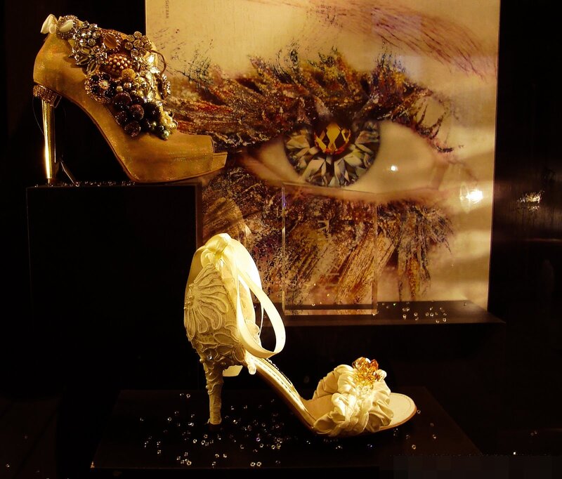 Ornate High-heeled Shoes