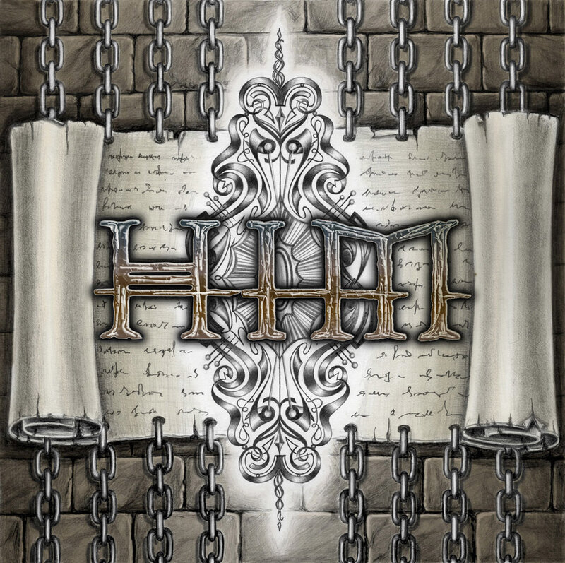 ornate HMM logo on scroll