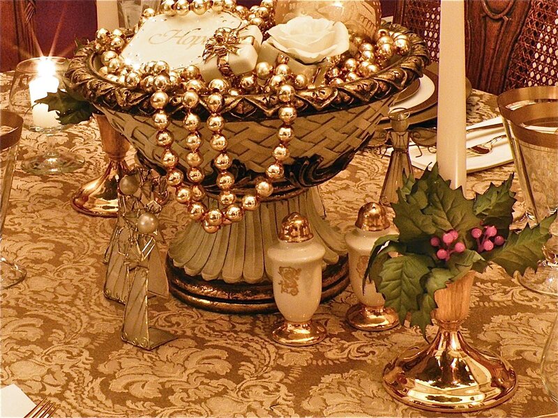 Ornate Holiday Centerpiece