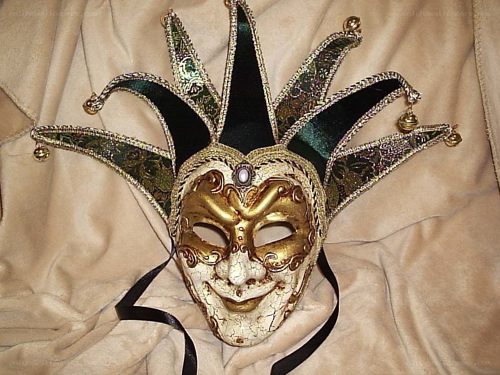 ornate jester mask