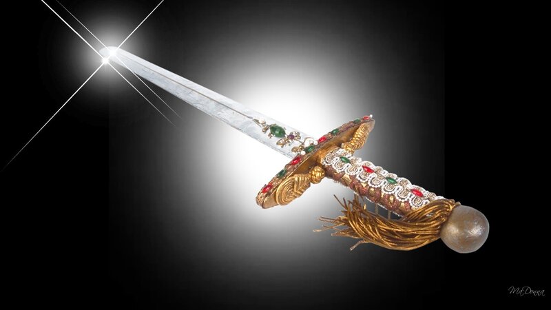 Ornate Jeweled Dagger