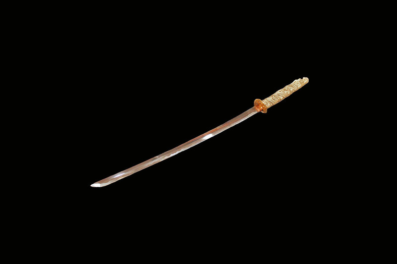 Ornate Katana Sword — Black