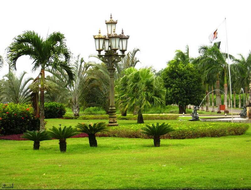 Ornate Lamp Post in Park