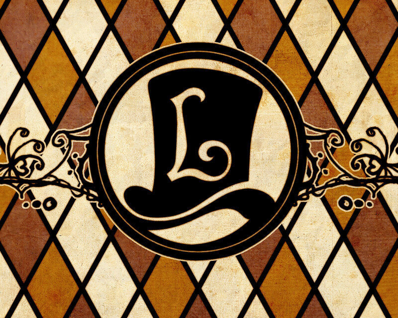 ornate letter L logo