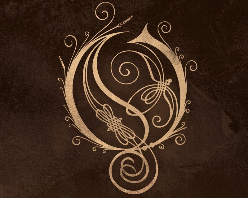 Ornate Letter S Design — Brown
