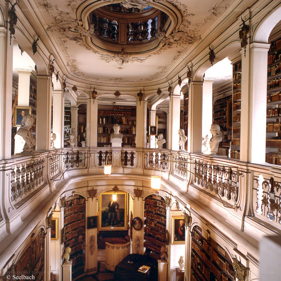 ornate library interior
