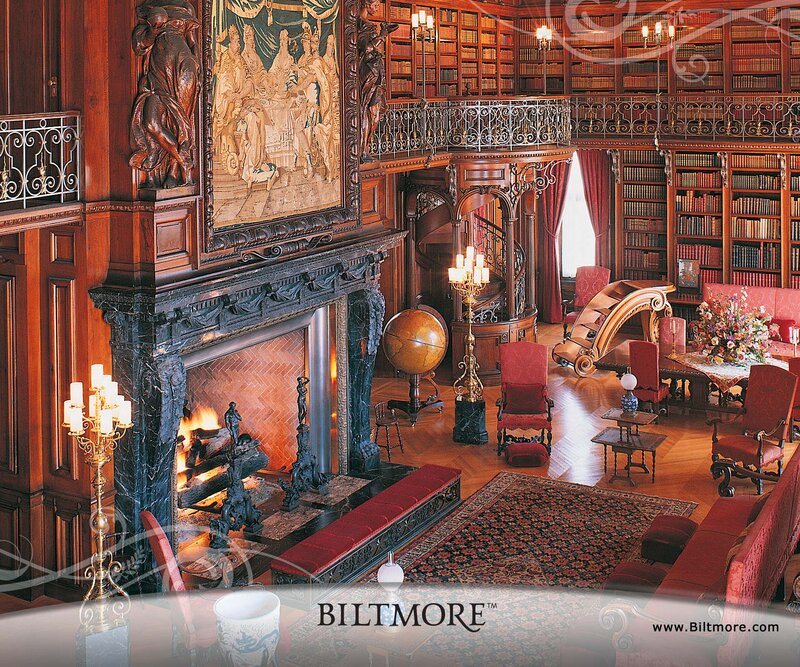Ornate Library Room — Brown