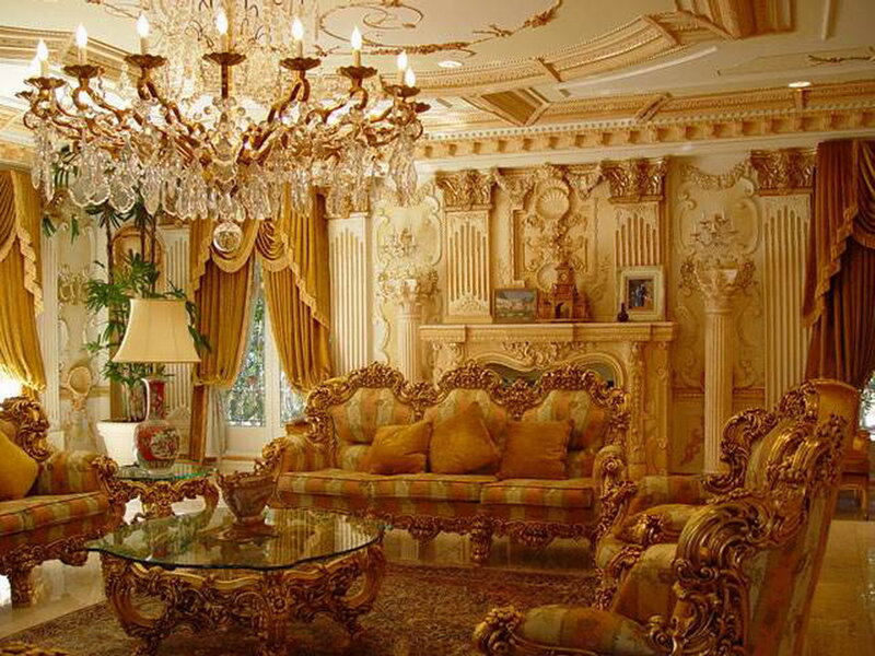 Ornate Living Room