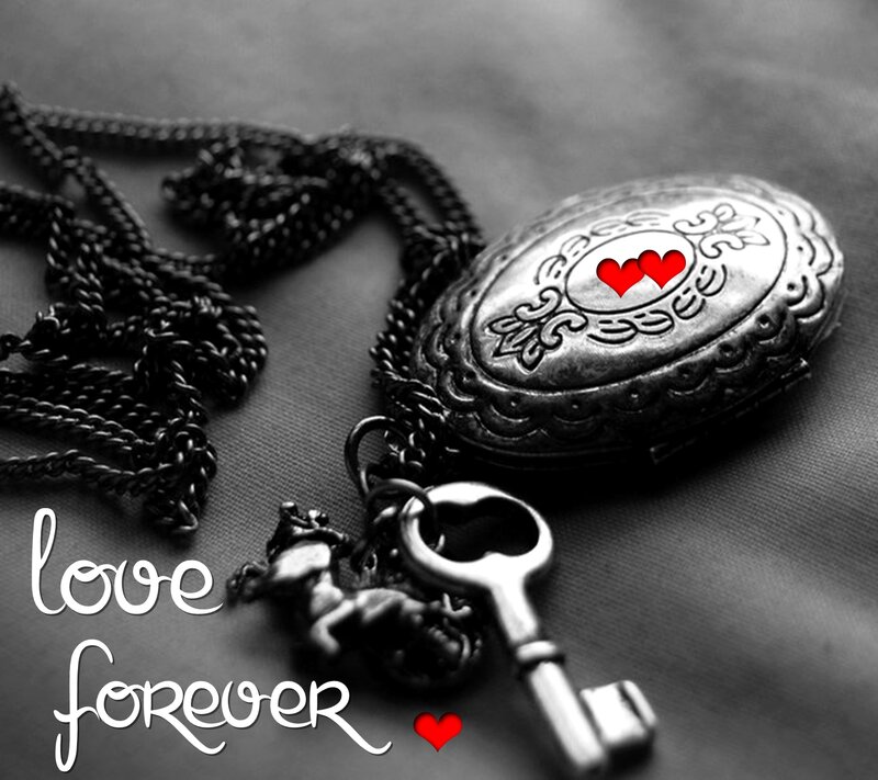 Ornate Locket with Key