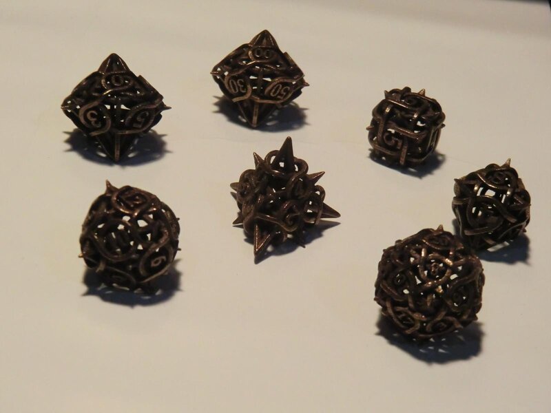 Ornate Metal Dice