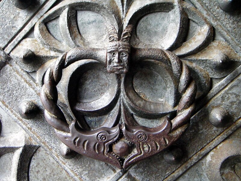 Ornate Metal Door Knocker