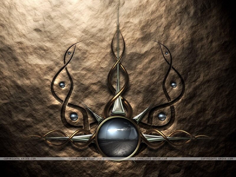 Ornate Metal Emblem