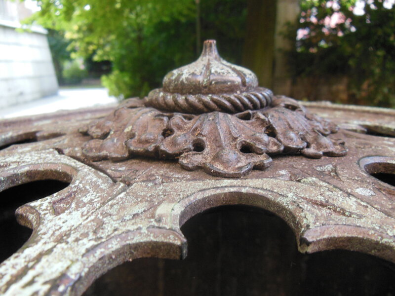 Ornate Metal Fountain Top
