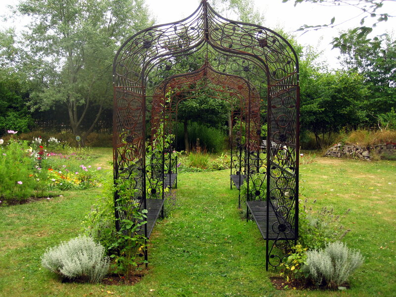 Ornate Metal Garden Arch