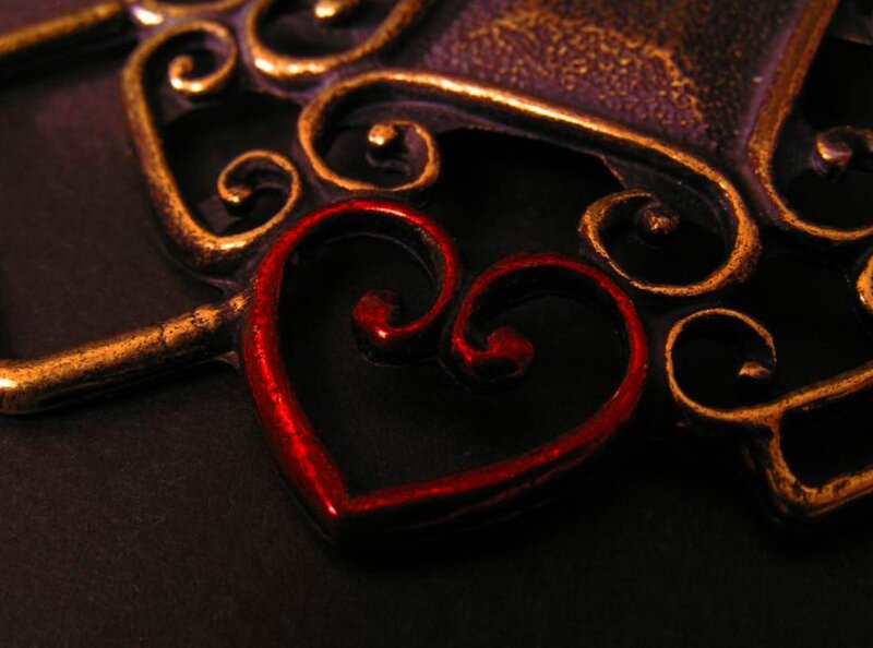 Ornate Metal Heart