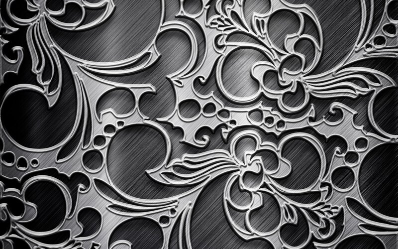 ornate metal pattern