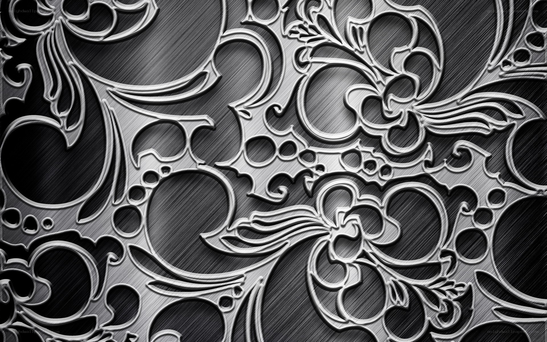 ornate metal pattern