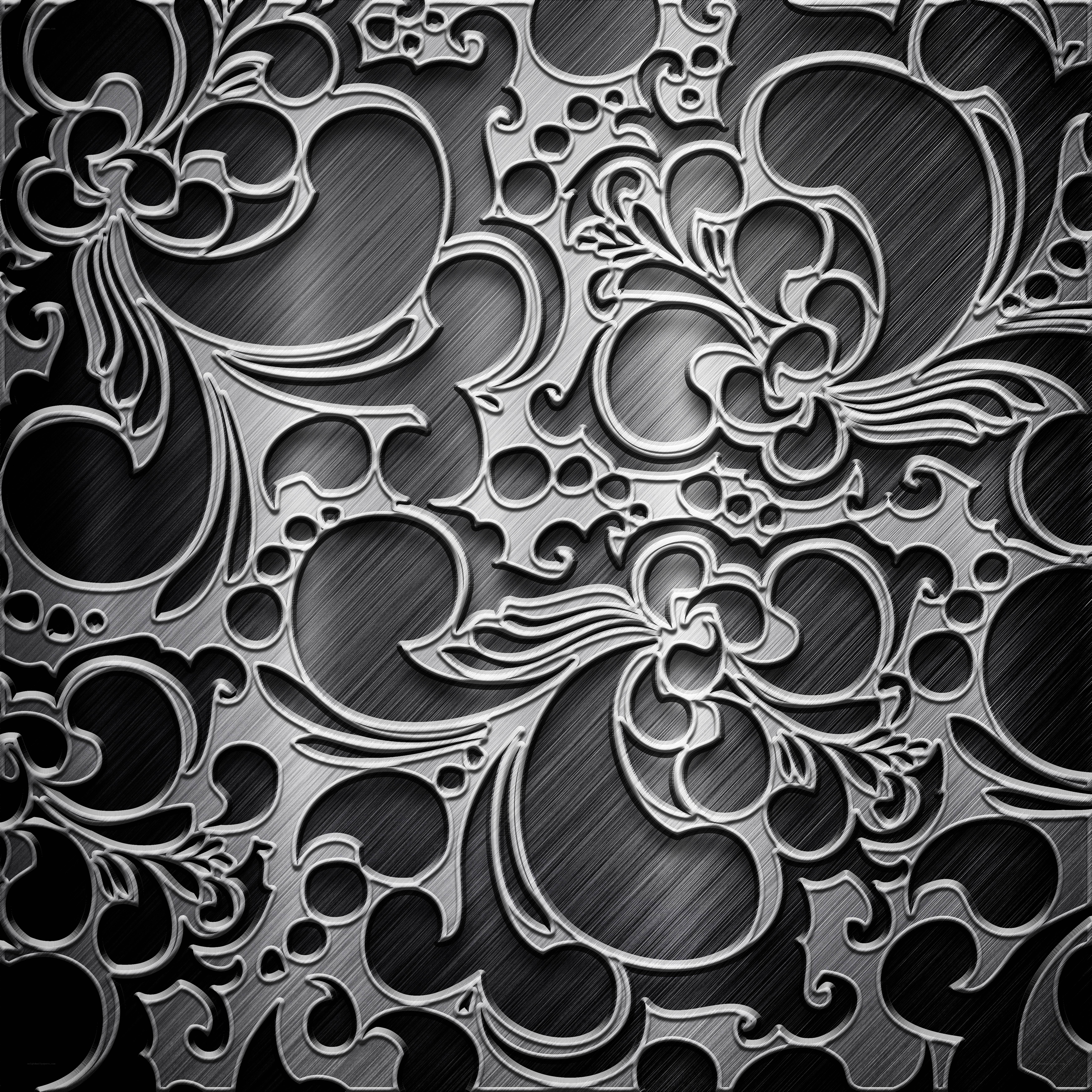 ornate metal pattern