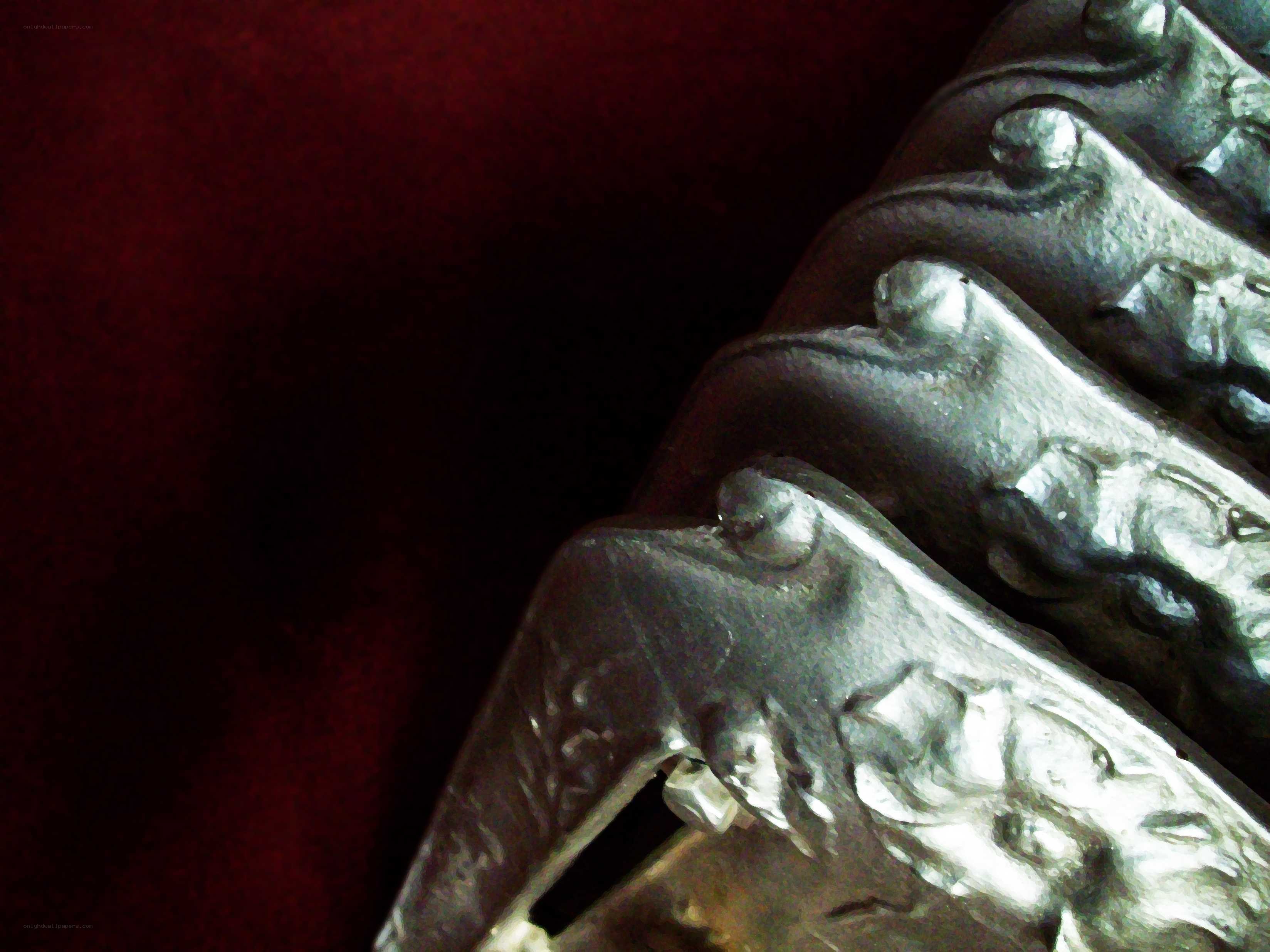 ornate metal radiator detail