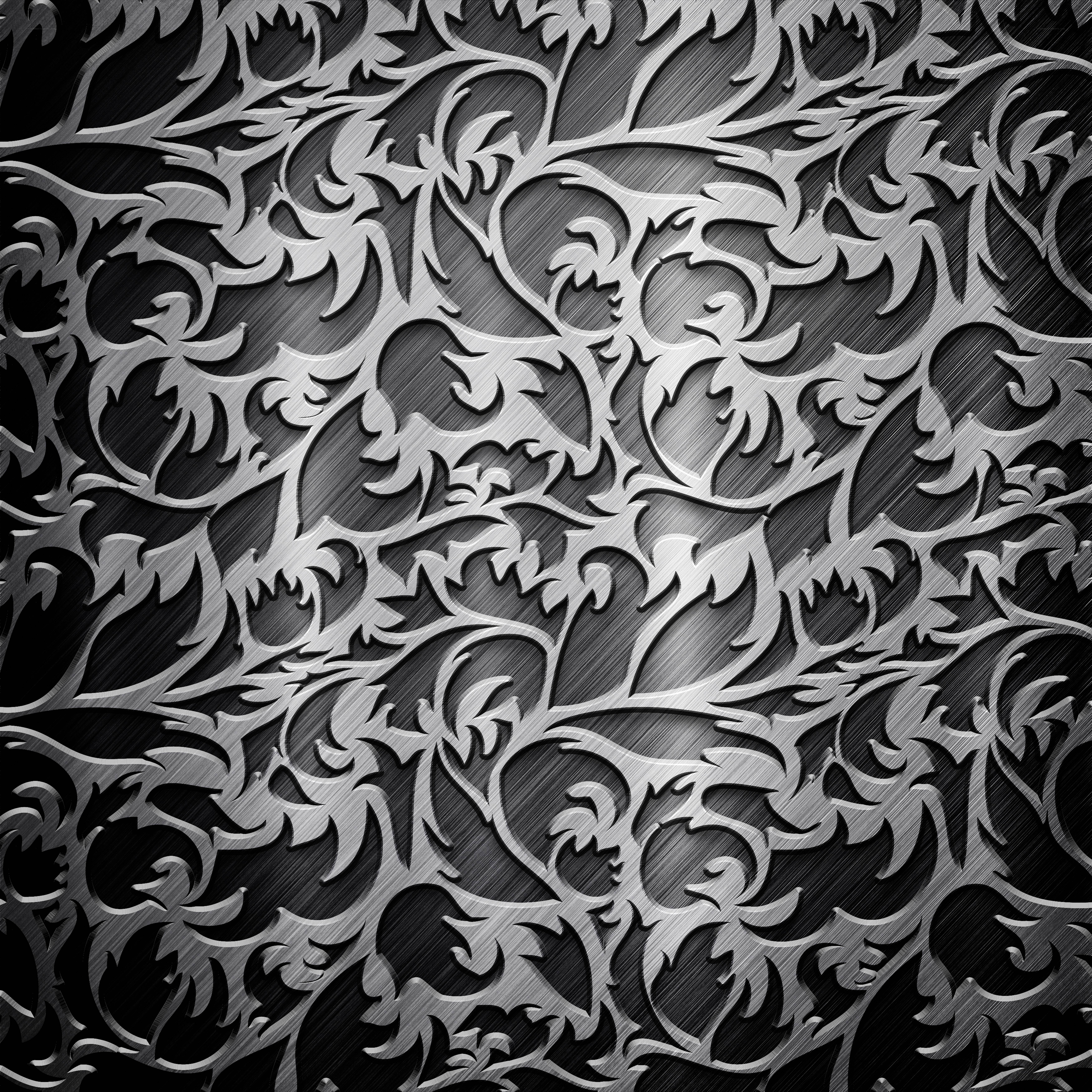 ornate metal texture pattern