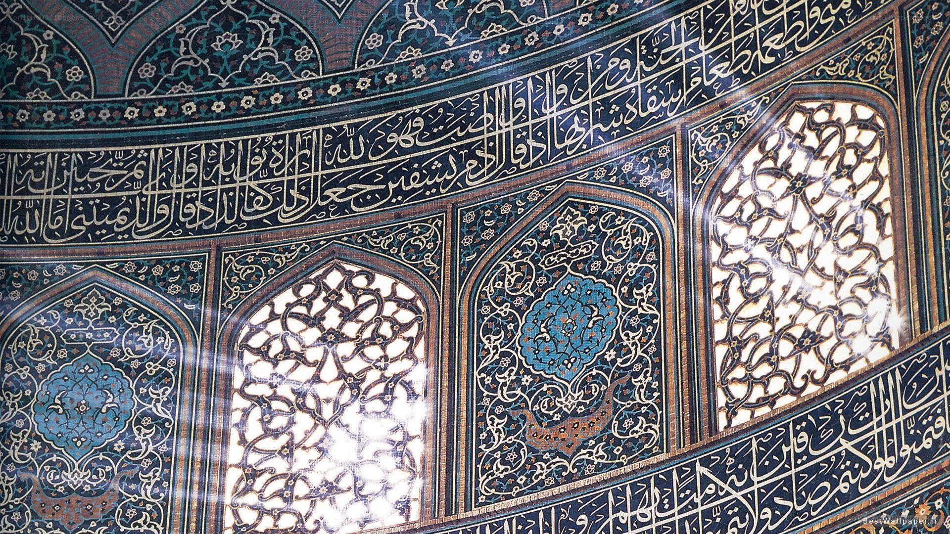 ornate mosque interior
